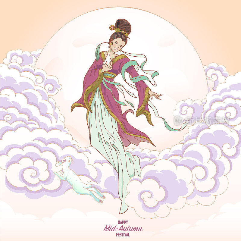 嫦娥是中国文化中的月亮女神