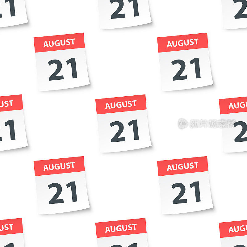 8月21日-每日日历无缝模式