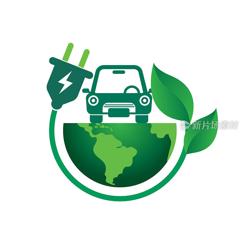 生态能源图标概念