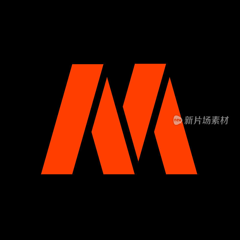 字母M标志