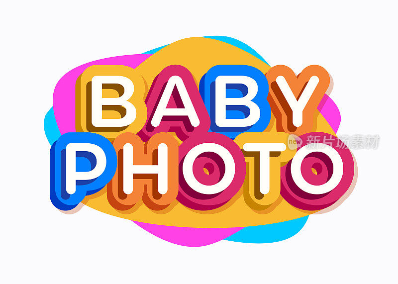 矢量宝宝照片logo
