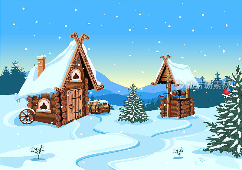 冬天的小屋