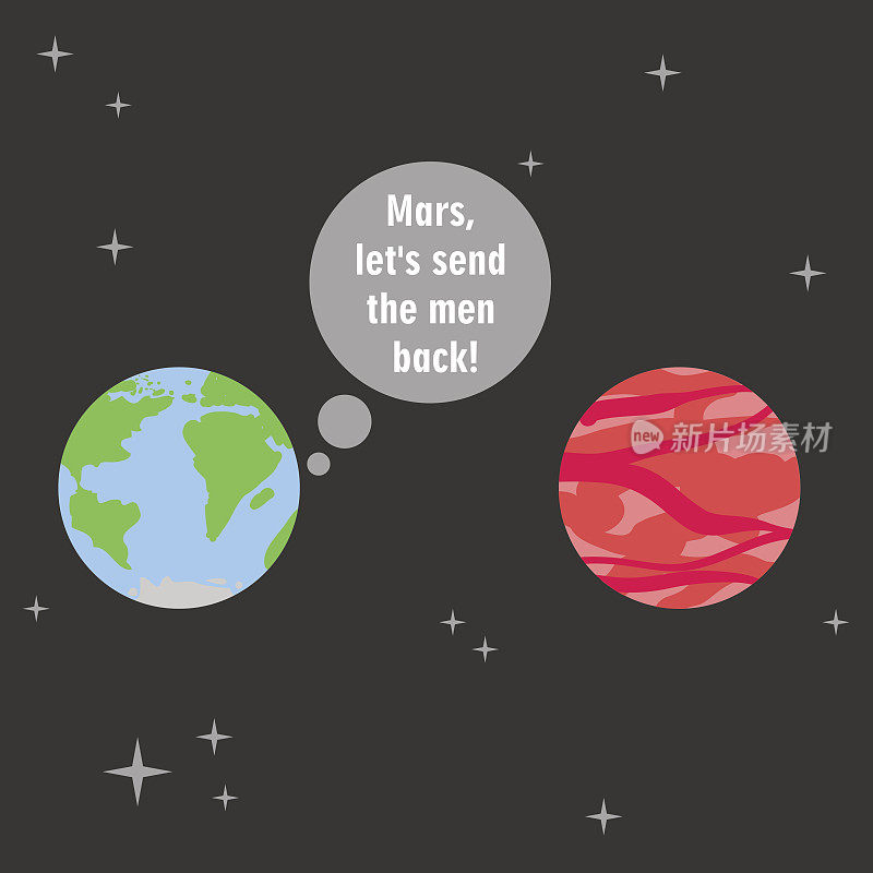 地球和火星