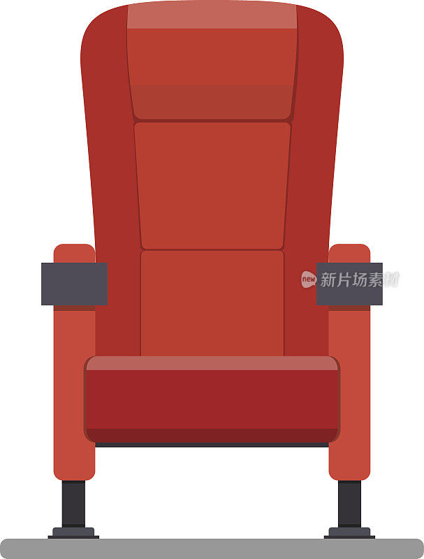 影院红色舒适座椅