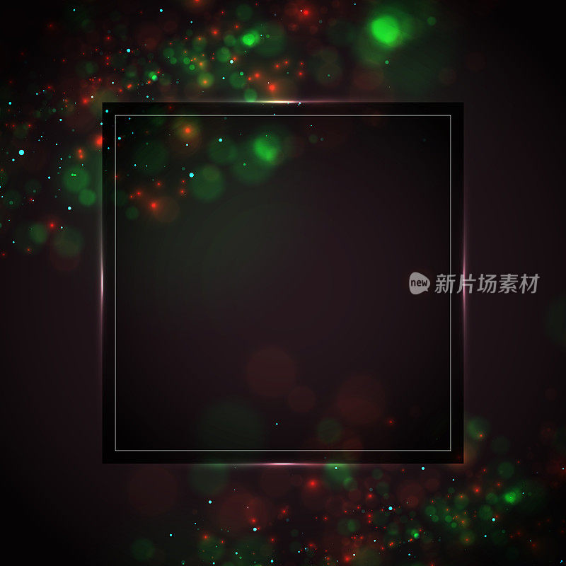 豪华闪闪发光的黑色背景