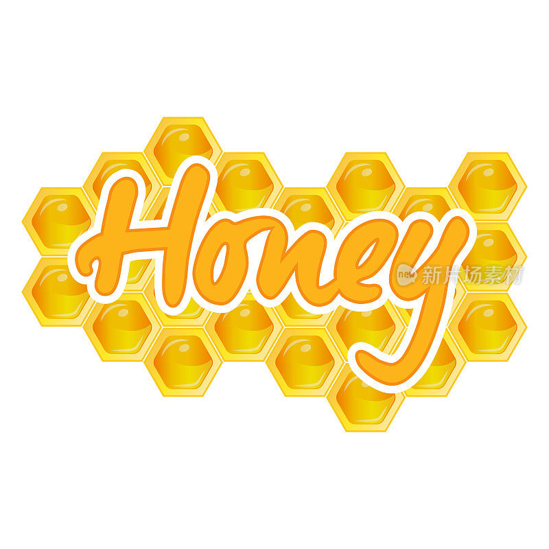有机生蜂蜜。健康的食品生产。