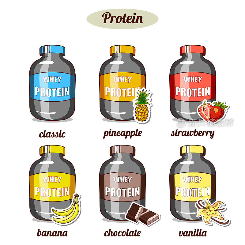 Jars_With_Different_Protein_Powder