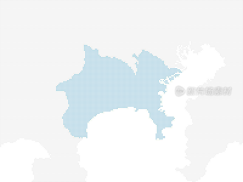 点日本地图，神奈川。额外的大尺寸