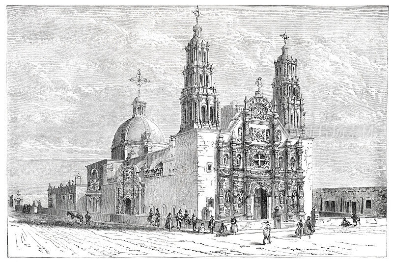 墨西哥奇瓦瓦大教堂教堂