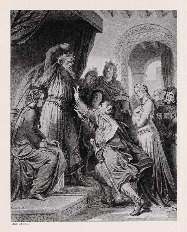 威廉・莎士比亚的悲剧《李尔王》,1886年出版