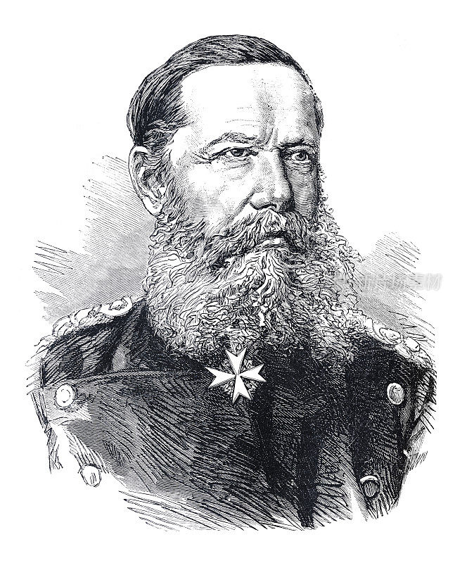 沃格尔・冯・法尔肯斯坦将军1870年普鲁士