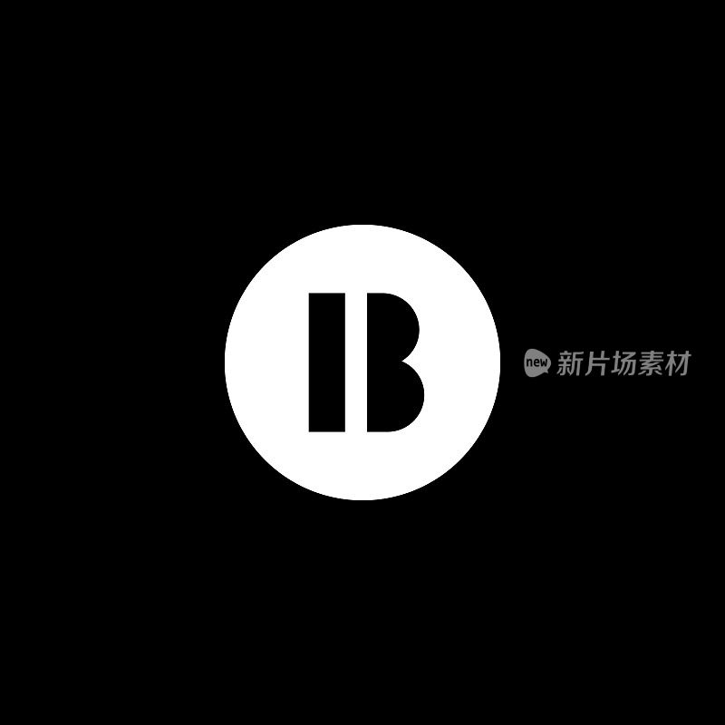 可定制的B字母Logo