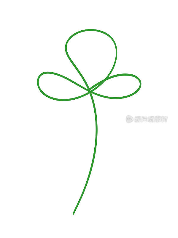 三叶草-爱尔兰圣帕特里克节,象征三位一体