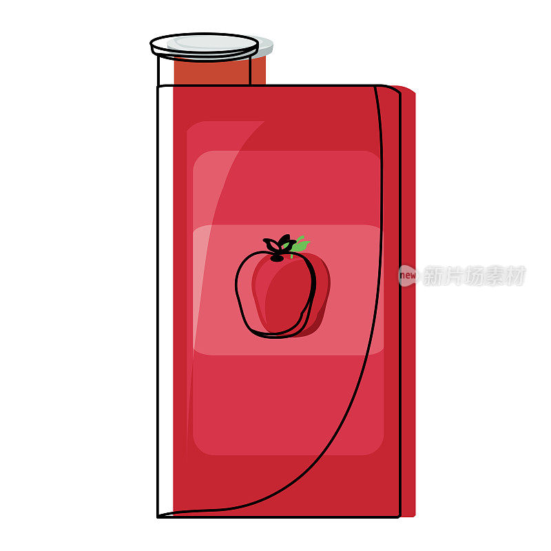 苹果汁盒图标