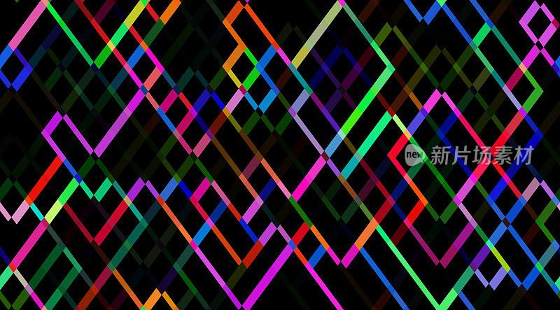 无缝多色工艺图案