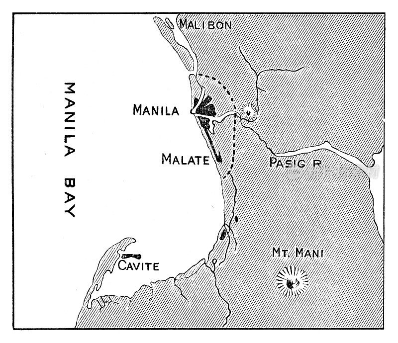 马尼拉湾地图