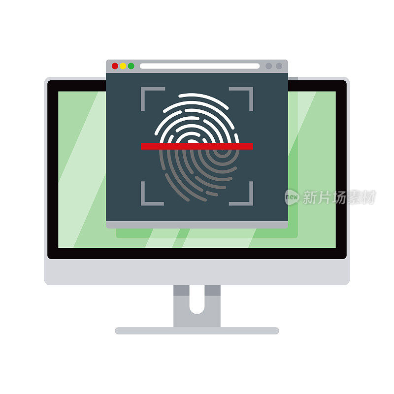 指纹扫描仪桌面图标
