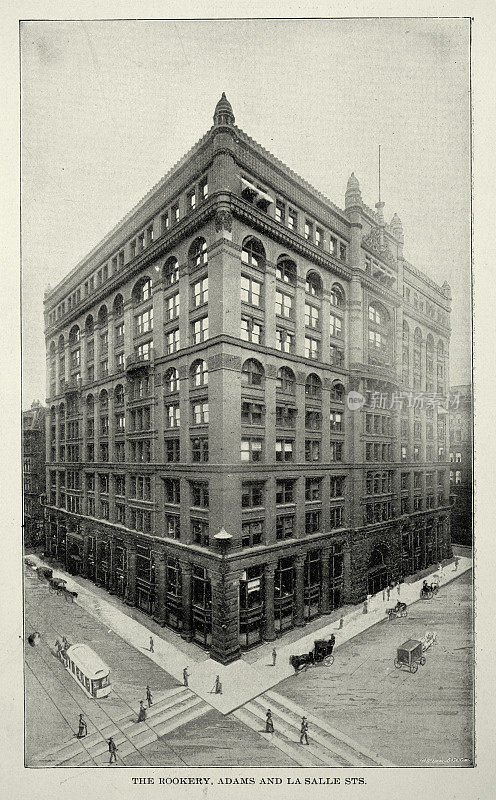 美国维多利亚式建筑，19世纪，芝加哥，鸦巢大厦