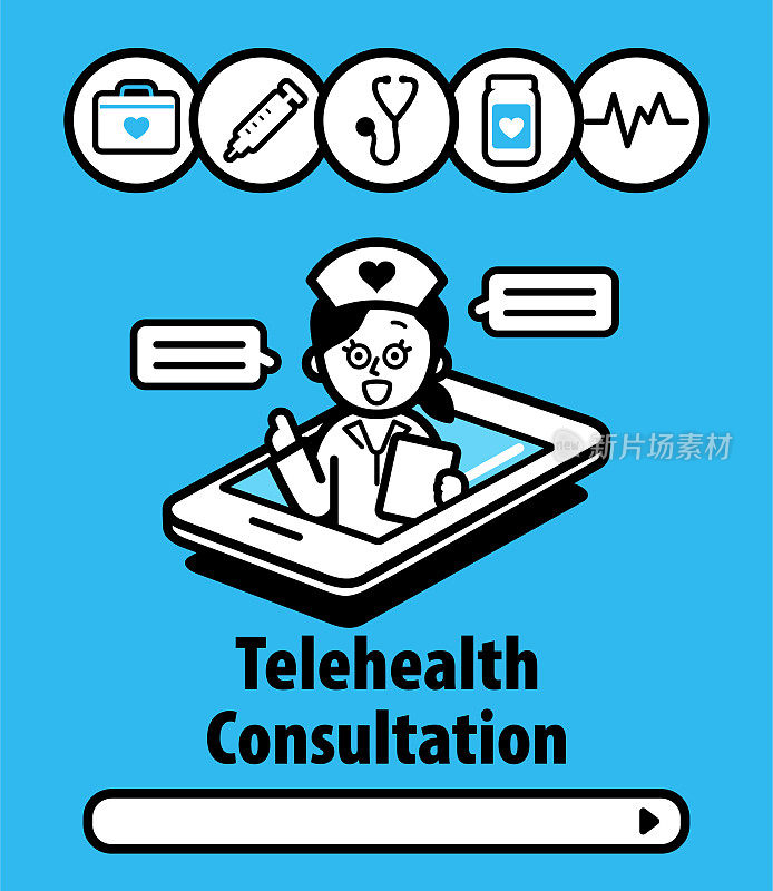 通过智能手机与医疗保健提供者进行远程医疗或远程健康咨询