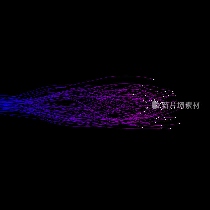 带发光端部的蓝紫色通信光纤