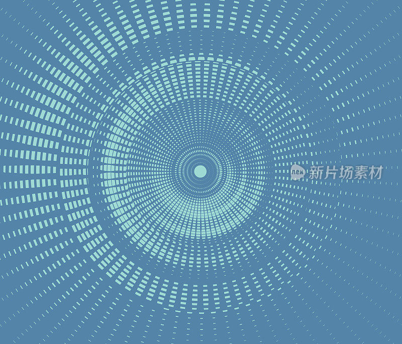 圆形半色调图案背景