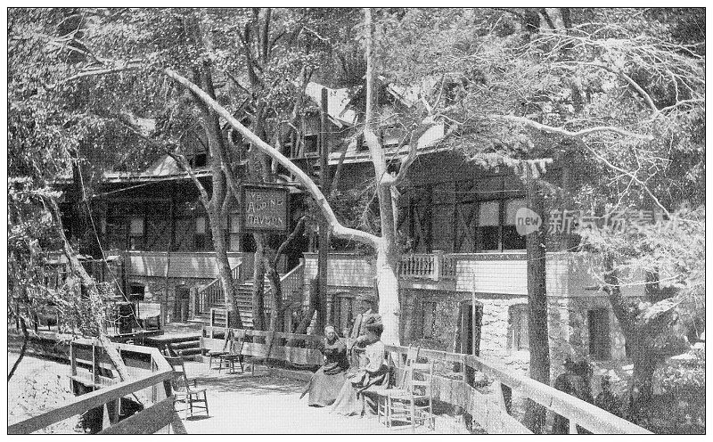 加州古色古香的旅行照片:“阿尔卑斯酒馆”