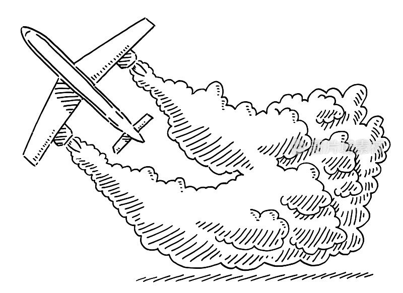 飞机排放图