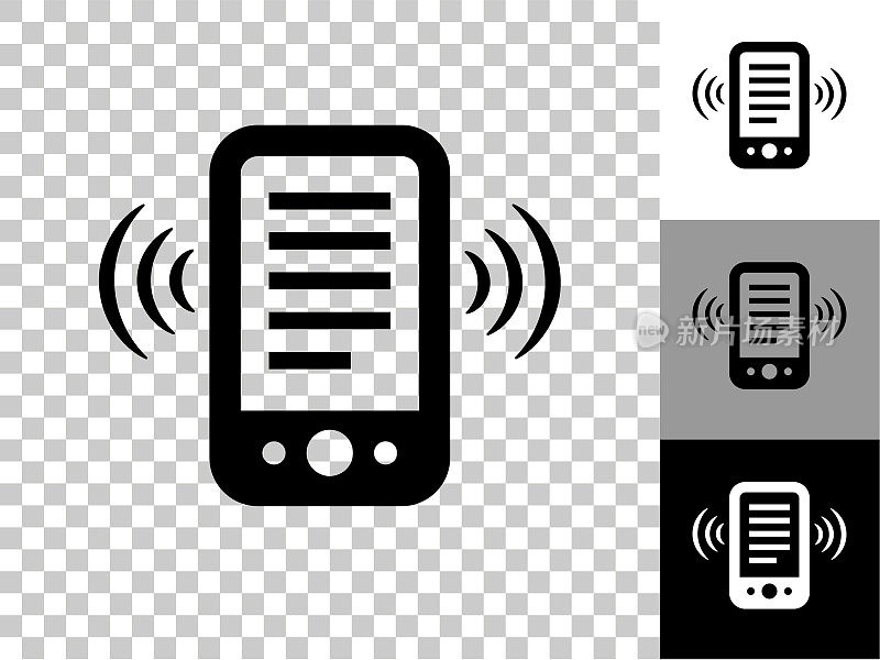 在线图书图标在棋盘上透明的背景