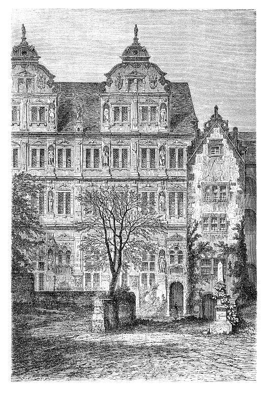 德国海德堡城堡内1867年