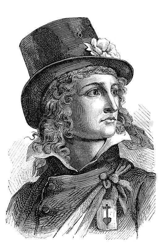 法国大革命:拉罗彻・杰奎琳，马奎斯的妻子，Armée天主教和Vendée皇室的领袖
