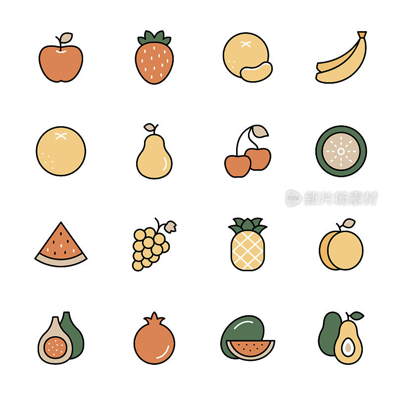 水果图标设计