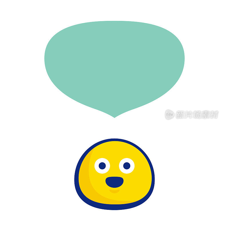 Emoticon喜悦和言语泡沫