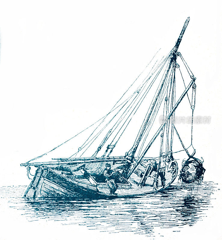 石头渔船