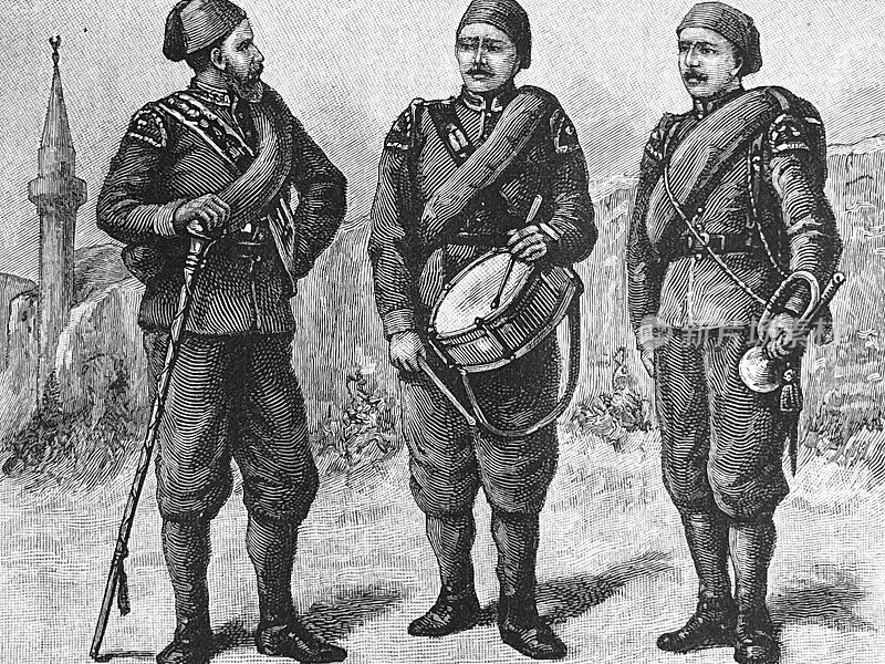 奥匈帝国的波斯尼亚军队，军队乐手