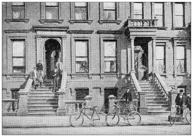1897年的运动和消遣:自行车俱乐部，哈莱姆俱乐部