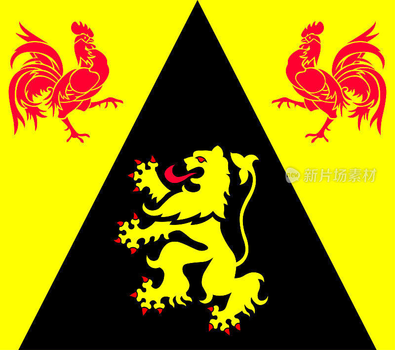 比利时瓦隆布拉班特旗