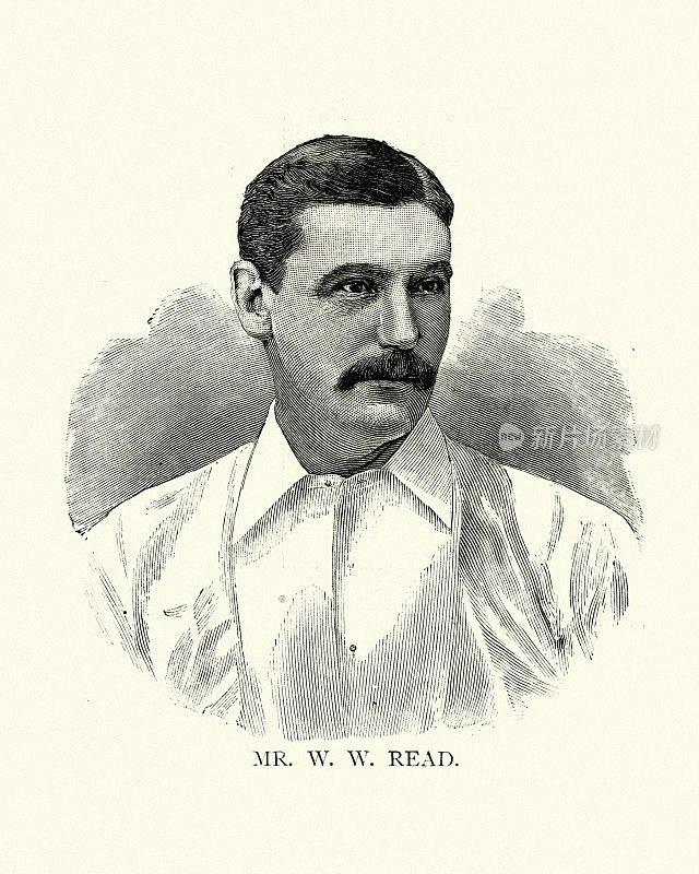 沃尔特・里德，维多利亚时代英国职业板球运动员，19世纪