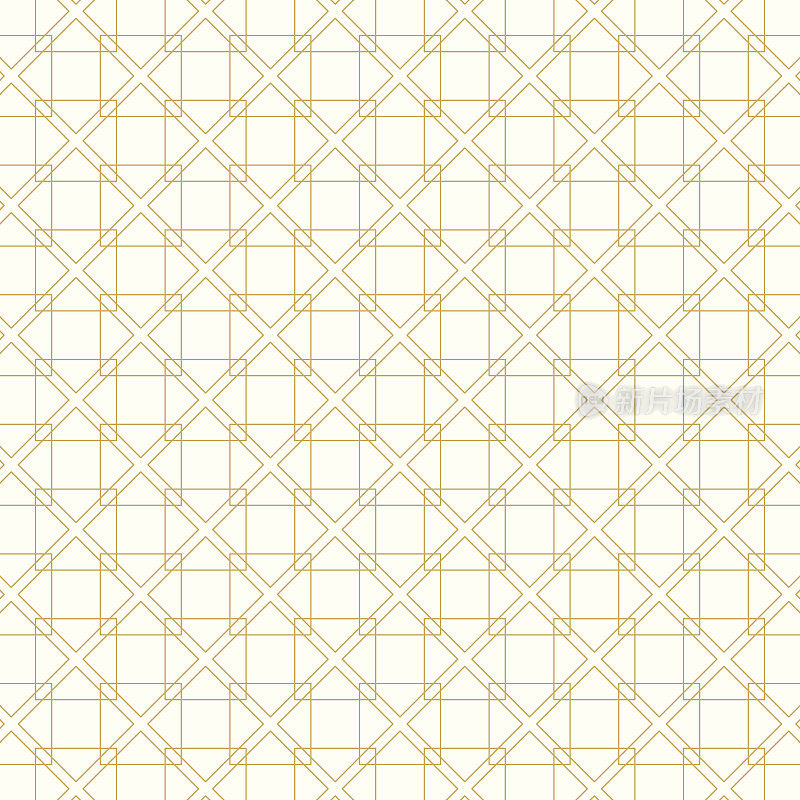 金色双方格网格图案
