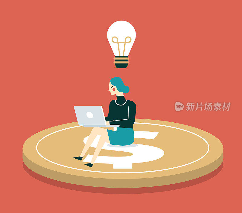 商业创意――女商人