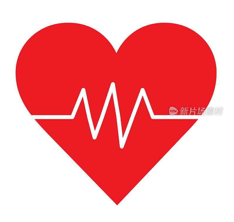 心脏脉搏监测仪图标