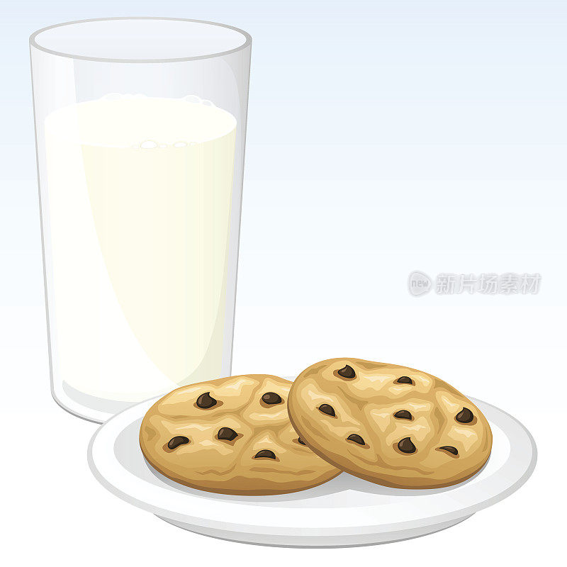饼干和牛奶
