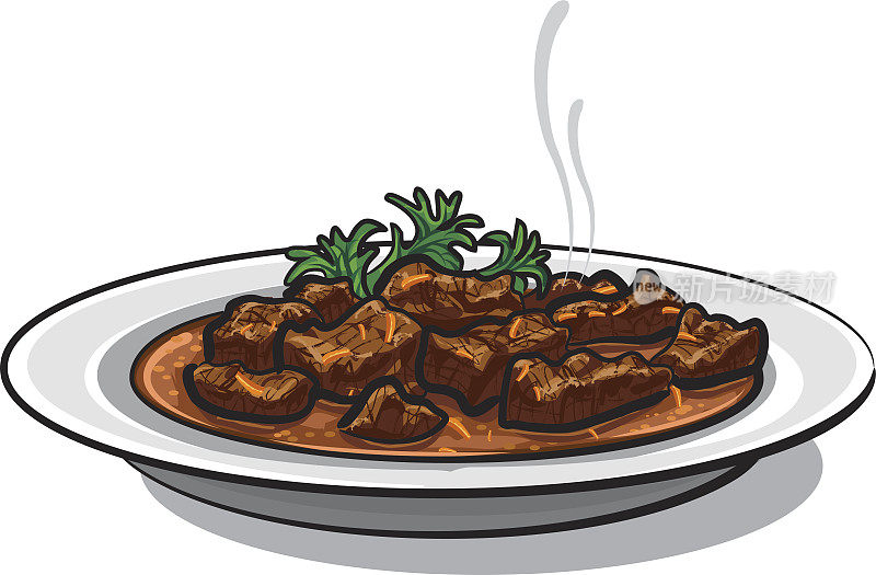 传统菜炖牛肉菜