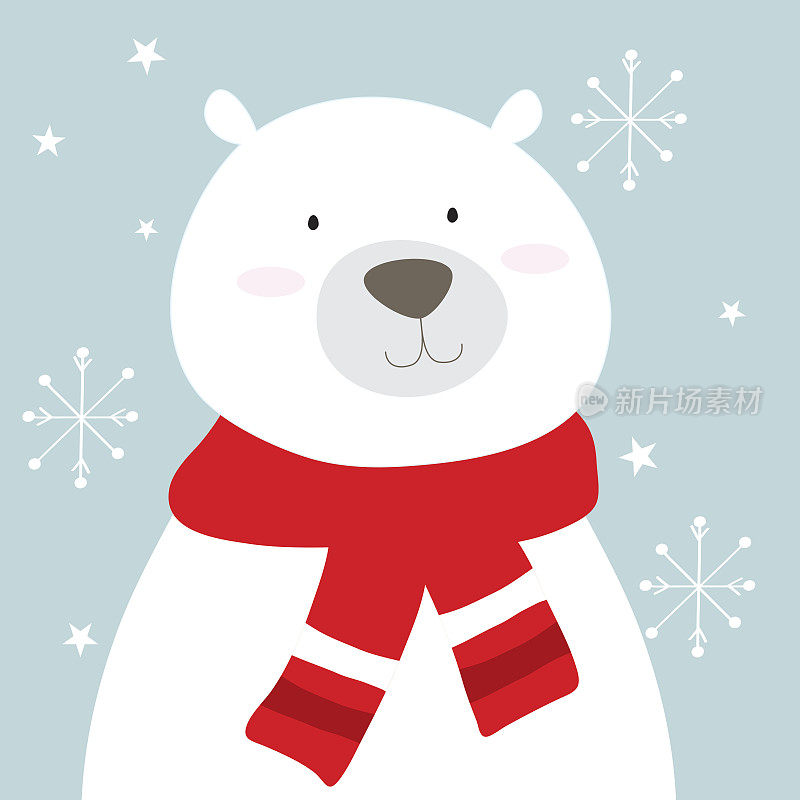 北极熊和圣诞节