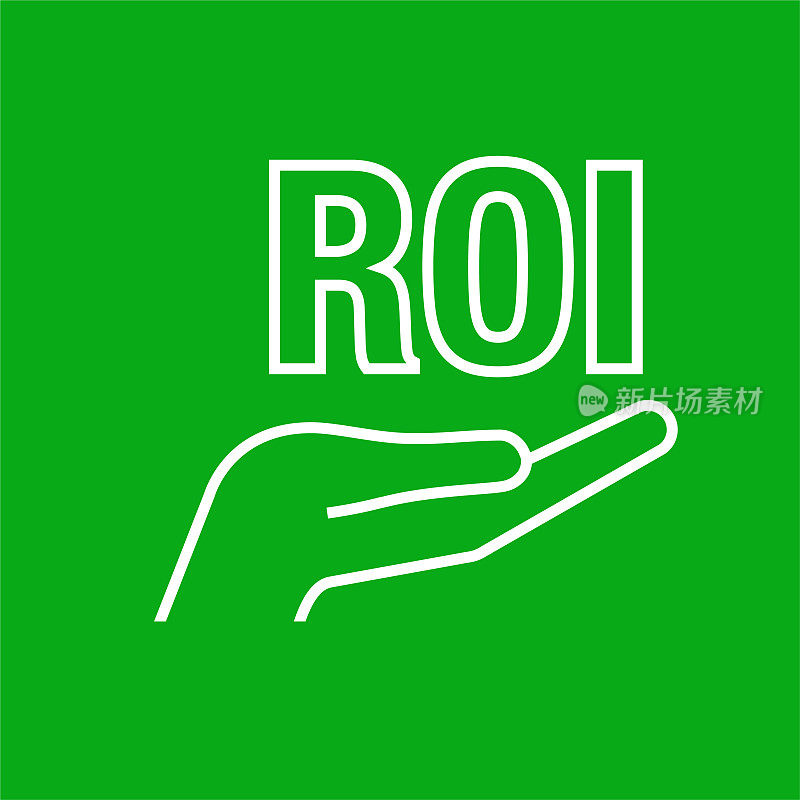 ROI在手利润图标