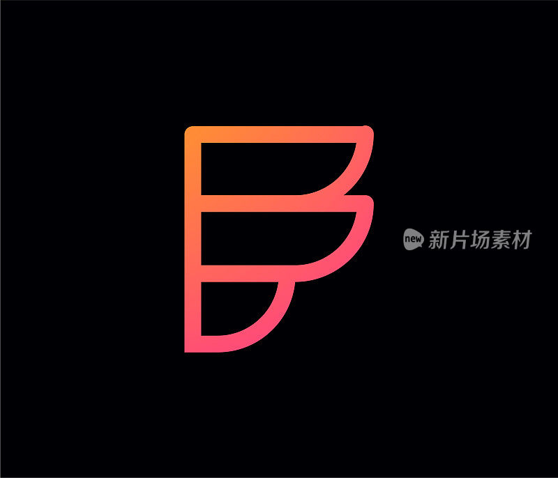 基于F字母的Logo