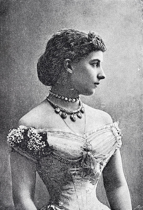 维多利亚・伊丽莎白・奥古斯特・夏洛特，萨克森-美宁根的公主