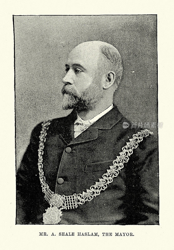 阿尔弗雷德・希尔・哈斯拉姆爵士是一位英国工程师，1890年至1891年担任德比市市长