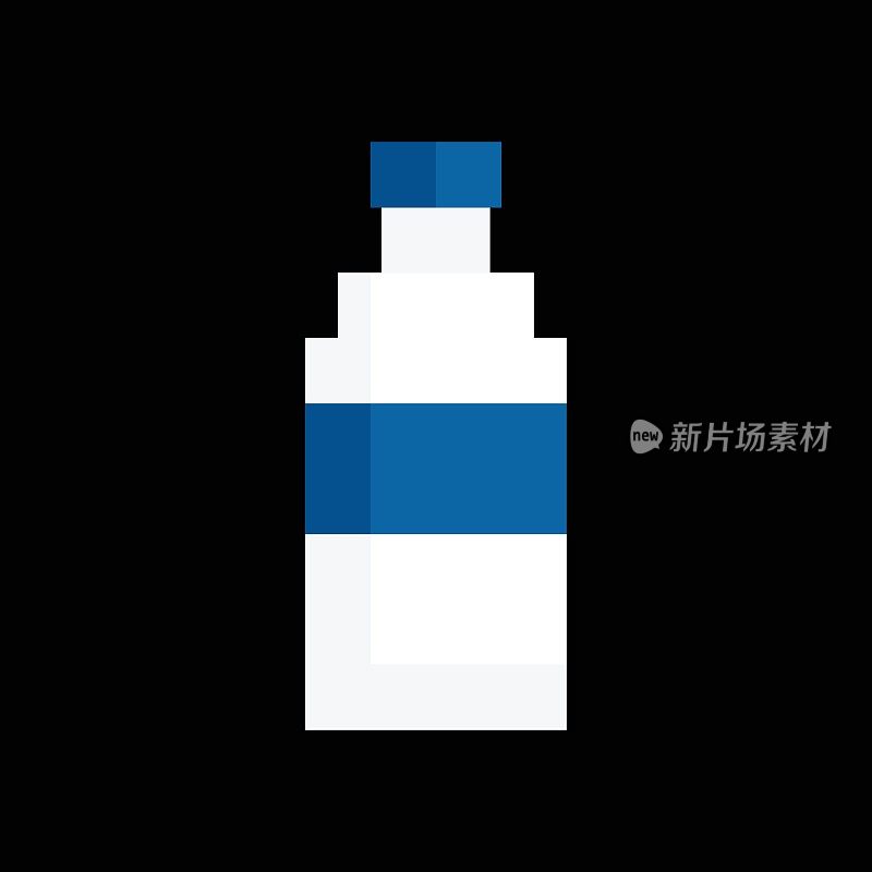 奶瓶像素图标