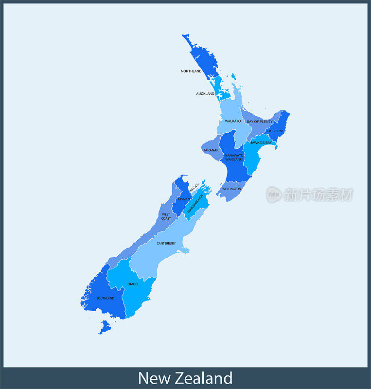 新Zealandmap