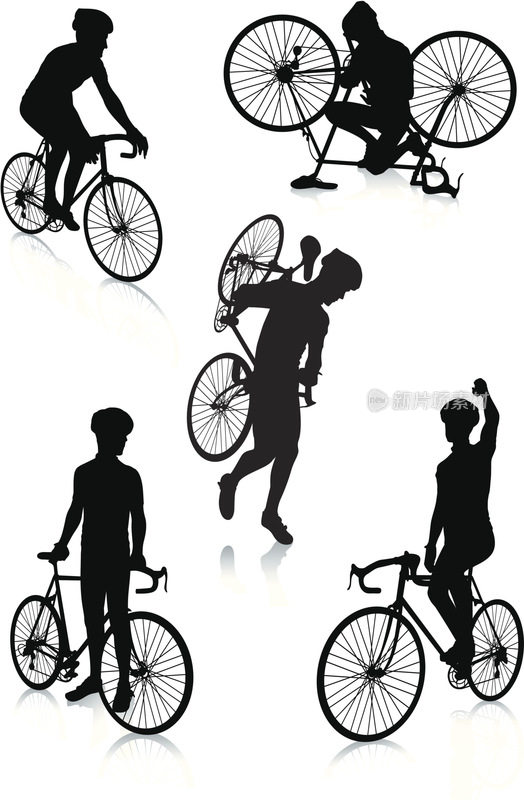 自行车轮廓1